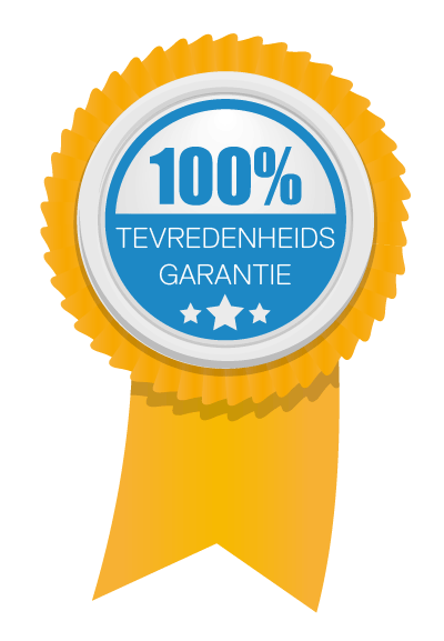 100% tevredenheidsgarantie